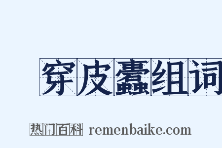 杅穿皮蠹组词是什么意思的图片